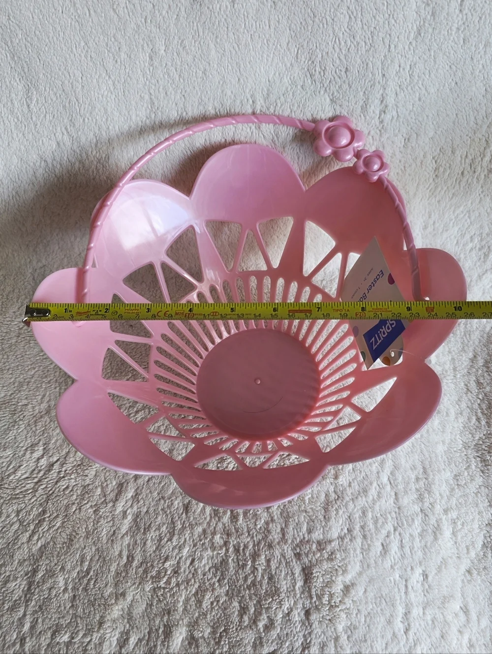 New Target Vintage Plastic Scallop Easter Basket for presents, Mothers Day 2026